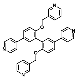 4,4'-(6,6'-双(吡啶-3-基甲氧基)-[1,1'-联苯]-3,3'-二基)二吡啶