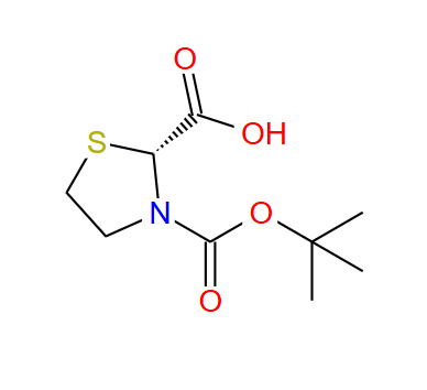 (R)-3-BOC-噻唑烷基-2-羧酸；125471-00-3；