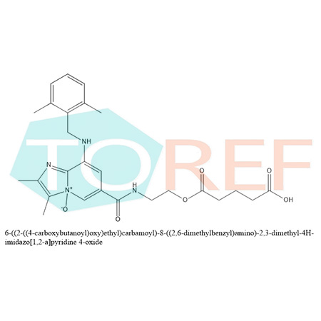  6-((2-((4-羧基丁酰)氧)乙基)氨基甲酰)-8-((2,6-二甲基苄基)氨基)-2,3-二甲基-4H-咪唑并[1,2-a]吡啶 4-氧化物