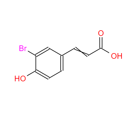 119405-32-2   3-(3-溴-4-羟基苯基)丙烯酸