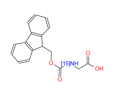 N-芴甲氧羰基-[15N]甘氨酸；125700-33-6；