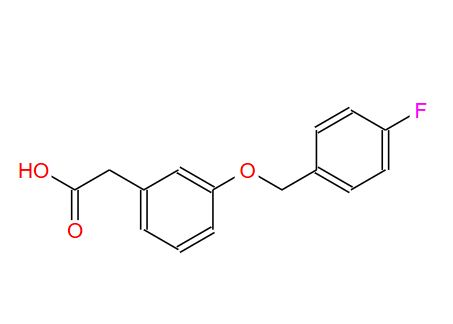 3-[(4-氟苯甲基)氧]苯乙酸；125721-49-5；