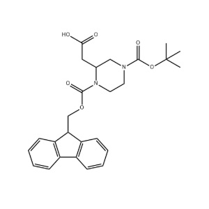 aladdin 阿拉丁 B700237 4-Boc-1-Fmoc-2-哌嗪乙酸 183742-34-9 ≥97%