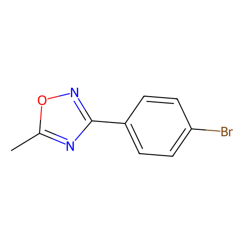 aladdin 阿拉丁 B179856 3-(4-溴苯基)-5-甲基-1,2,4-恶二唑 118183-92-9 ≥95%