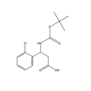 aladdin 阿拉丁 A708855 3-((叔丁氧基羰基)氨基)-3-(2-氯苯基)丙酸 284493-66-9 ≥95%