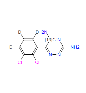 拉莫三嗪-13C,d3
