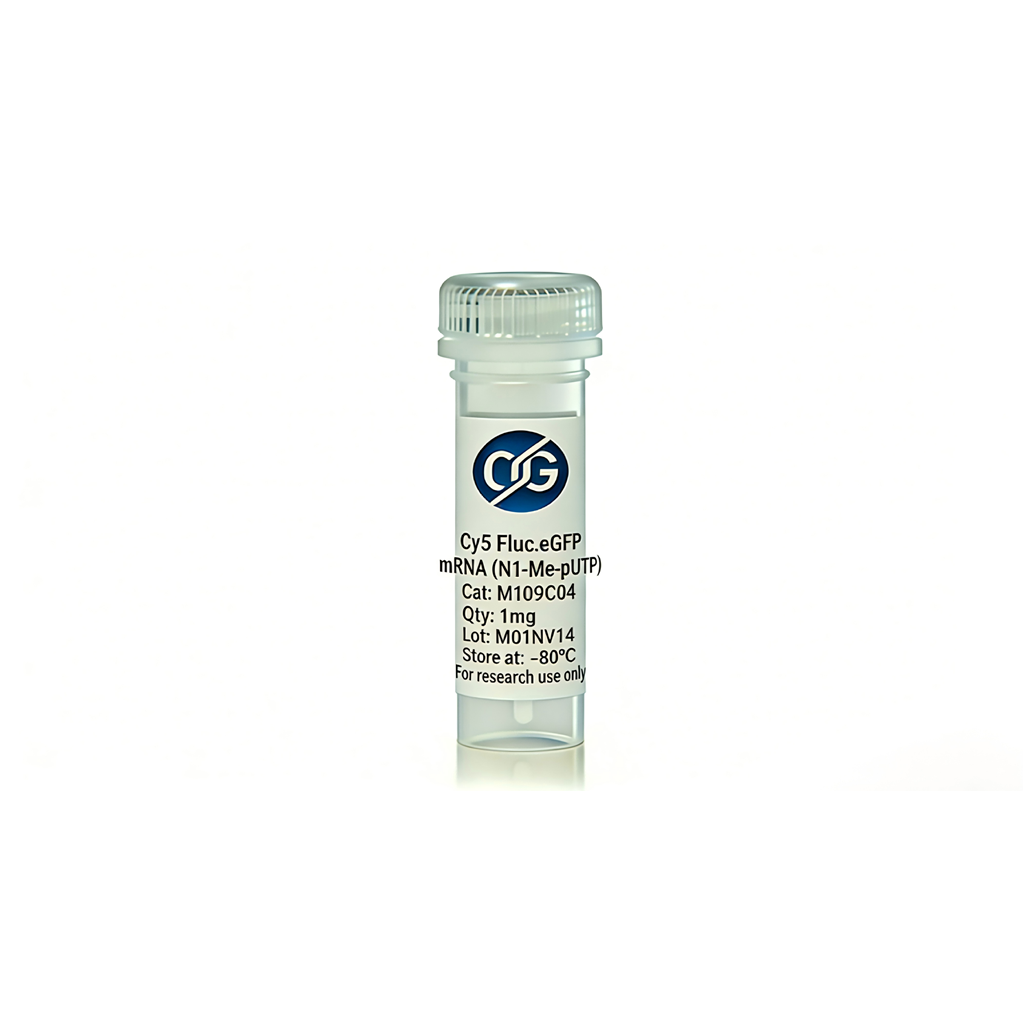 CY5 FLuc-eGFP mRNA（N1-Me-pUTP）