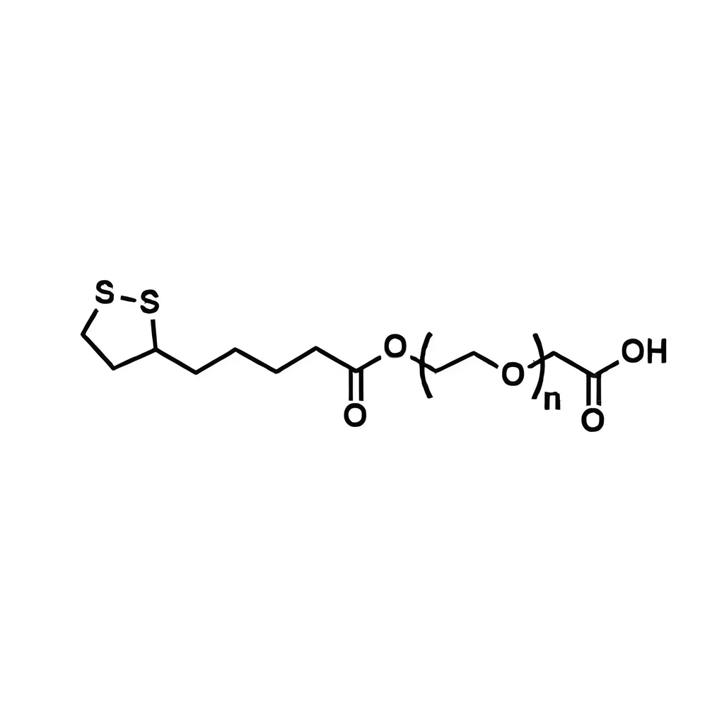AA-PEG-LA；Acid-PEG-Lipoic acid；乙酸聚乙二醇硫辛酸酯