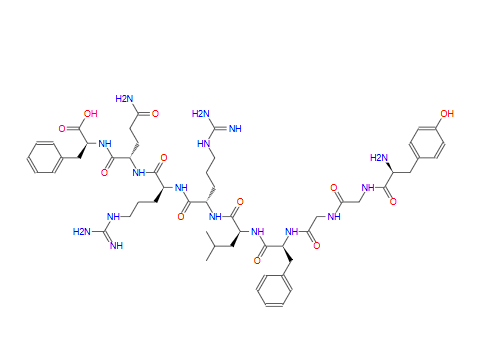 TYR-GLY-GLY-PHE-LEU-ARG-ARG-GLN-PHE；126050-26-8；