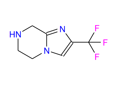 2-三氟甲基-5,6,7,8-四氢咪唑[1,2-A]吡嗪；126069-70-3；