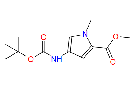 4-((叔丁氧基羰基)氨基)-1-甲基-1H-吡咯-2-羧酸甲酯；126092-96-4；