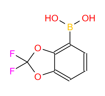 (2,2-二氟苯并[d][1,3]二氧杂戊环-4-基)硼酸；126120-87-4；