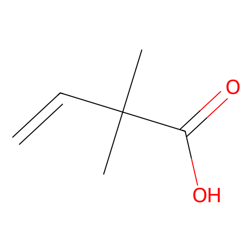 aladdin 阿拉丁 D189388 2,2-二甲基-3-丁烯酸(含稳定剂MEHQ) 10276-09-2 ≥97%