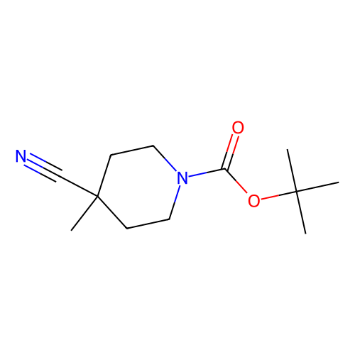 aladdin 阿拉丁 T176695 4-氰基-4-甲基哌啶-1-羧酸叔丁酯 530115-96-9 ≥97%