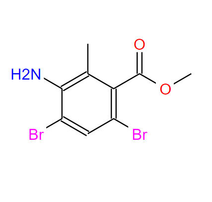 119916-05-1   3-氨基-4,6-二溴-2-甲基苯甲酸甲酯