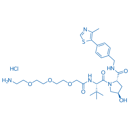 (2S,4R)-1-((S)-14-氨基-2-(叔丁基)-4-氧代-6,9,12-三氧杂-3-氮杂十四烷-1-酰基)-4-羟基-N-(4-(4-甲基噻唑-5-基)苄基)吡咯烷-2-甲酰胺盐酸盐