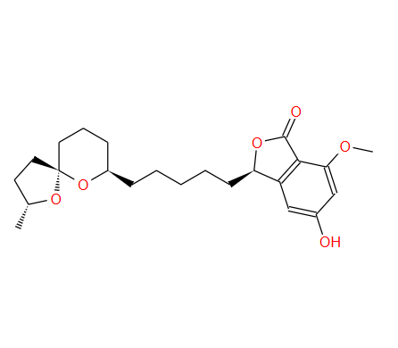 化合物 Spirolaxine；126382-01-2；