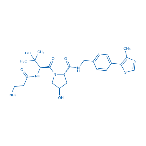 	(2S,4R)-1-((S)-2-(3-氨基丙酰胺基)-3,3-二甲基丁酰基)-4-羟基-N-(4-(4-甲基噻唑-5-基)苄基)吡咯烷-2-甲酰胺