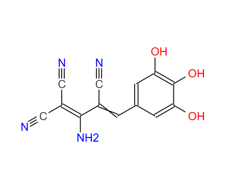 2-氨基-1,1,3-三氰基-4-(3',4',5'-三羟基苯基)丁二烯；126433-07-6；