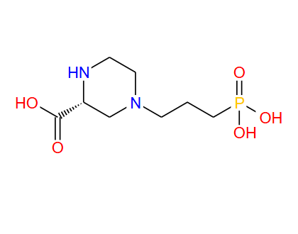 (R)-4-(3-膦酰基丙基)哌嗪-2-羧酸；126453-07-4；