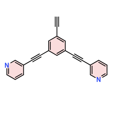 3,3′-[(5-乙炔基-1,3-亚苯基)二-2,1-乙炔二基]双-吡啶