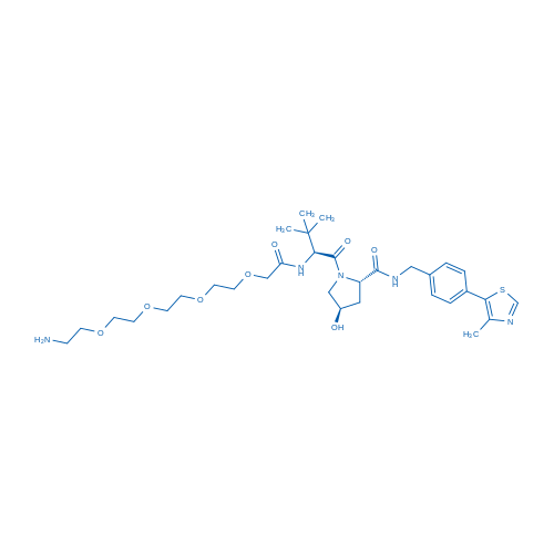 	(2S,4R)-1-((S)-17-氨基-2-(叔丁基)-4-氧代-6,9,12,15-四氧杂-3-氮杂十七烷-1-酰基)-4-羟基-N-(4-(4-甲基噻唑-5-基)苄基)吡咯烷-2-甲酰胺