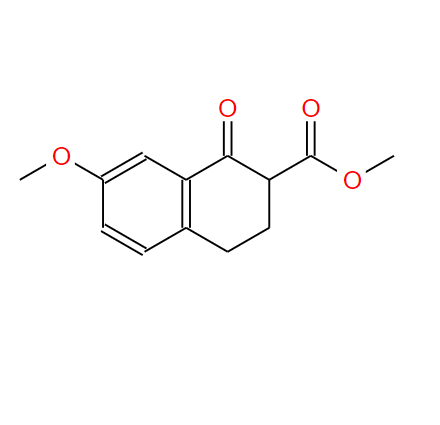 120072-87-9  7-甲氧基-1-氧代-1,2,3,4-四氢化萘-2-羧酸甲酯