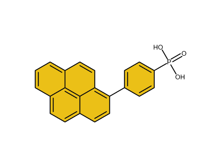 4-(芘-1-基)苯基)磷酸