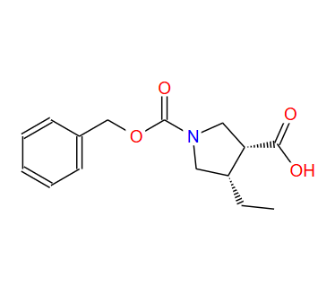 CIS-(3R,4S)-1-((苄氧基)羰基)-4-乙基吡咯烷-3-羧酸