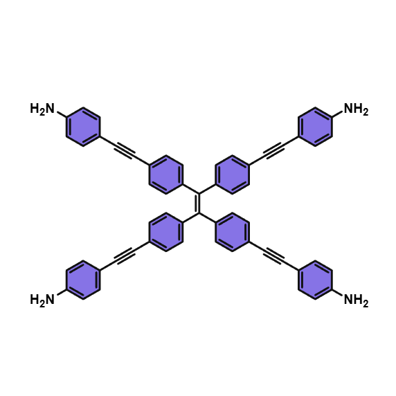4,4',4'',4'''-((乙烯-1,1,2,2-四基四(苯-4,1-二基))四(乙炔-2,1-二基))四苯胺