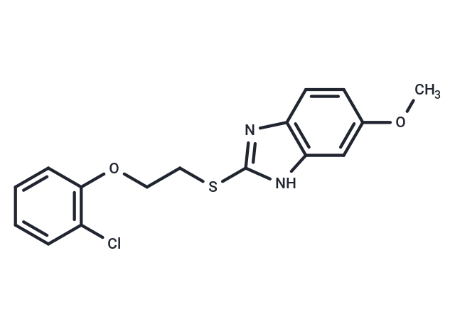 2-((2-(2-氯苯氧基)乙基)硫基)-6-甲氧基-1H-苯并[D]咪唑|T87431|TargetMol