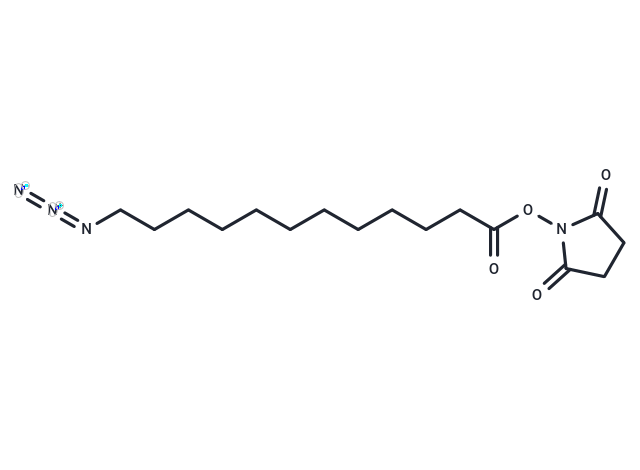 2,5-二氧代吡咯烷-1-基12-叠氮十二烷酸酯|T89703|TargetMol