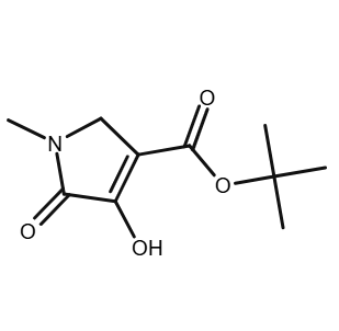 4-羟基-1-甲基-5-氧代-2,5-二氢-1H-吡咯-3-甲酸叔丁酯