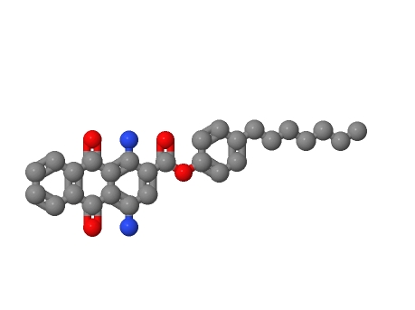 2-Anthracenecarboxylic acid, 1,4-diamino-9,10-dihydro-9,10-dioxo-, 4-heptylphenyl ester