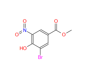 3-溴-4-羟基-5-硝基苯甲酸甲酯   40258-72-8  稳定供货