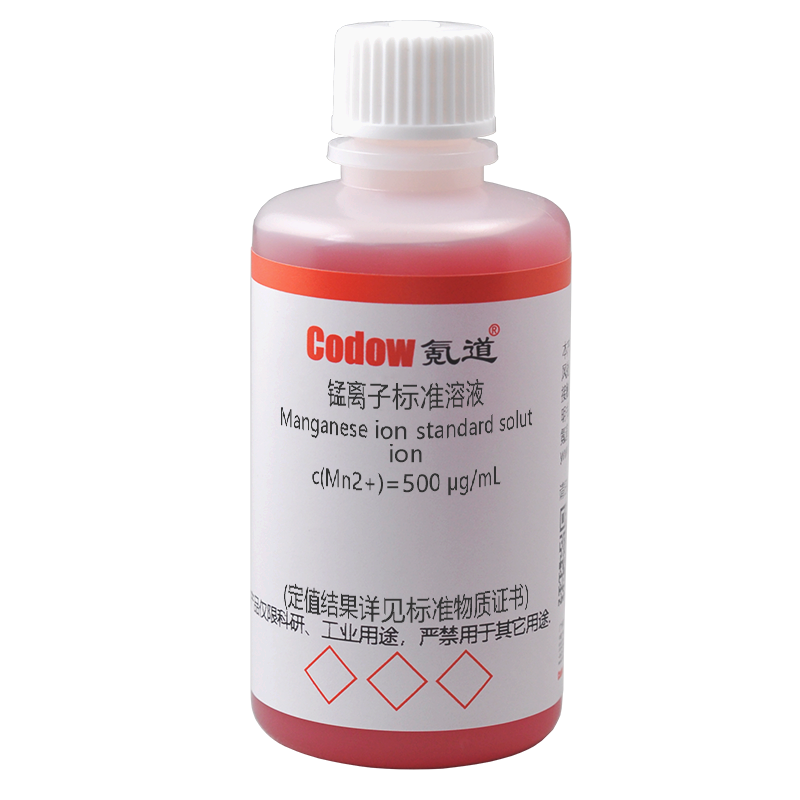 锰离子标准溶液 c(Mn2+)=500 μg/mLCodow(氪道)