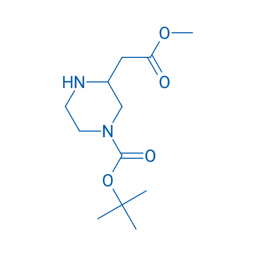 4-Boc-2-哌嗪乙酸甲基酯 