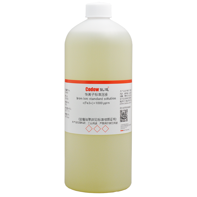 铁离子标准溶液 c(Fe3+)=1000 ppm