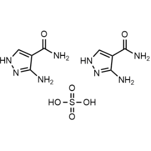 3-氨基-4-甲酰胺基吡唑半硫酸盐；27511-79-1