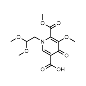 1-(2,2-二甲氧基乙基)-1,4-二氢-3-甲氧基-4-氧代-2,5-吡啶二甲酸 2-甲酯；1335210-23-5