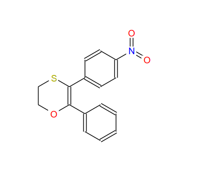 5-(4-nitrophenyl)-6-phenyl-2,3-dihydro-1,4-oxathiine(WXC08497)