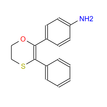Benzenamine, 4-(5,6-dihydro-3-phenyl-1,4-oxathiin-2-yl)-