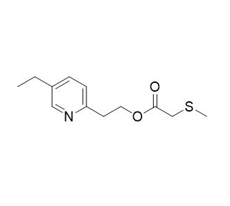 (甲基硫基)乙酸-2-(5-乙基吡啶-2-基)乙基酯