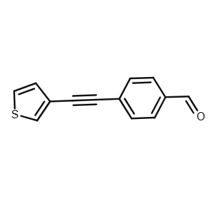 4-(噻吩-3-基乙炔基)苯甲醛