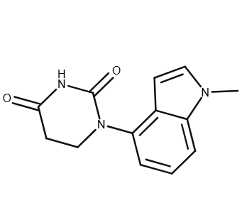 1-(1-甲基-1H-吲哚-4-基)二氢嘧啶-2,4(1H,3H)-二酮
