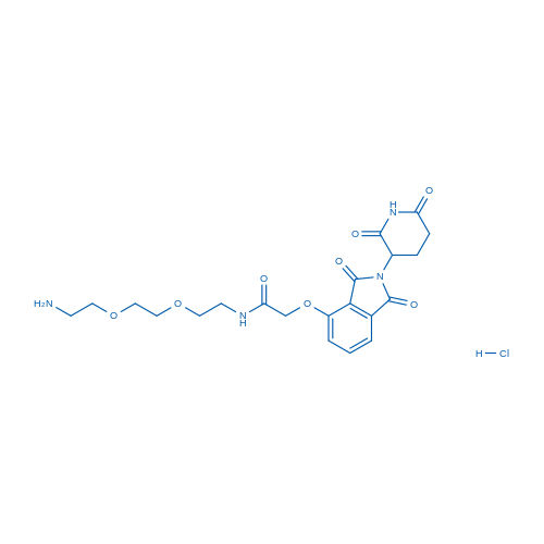 N-(2-(2-(2-氨基乙氧基)乙氧基)乙基)-2-((2-(2,6-二氧代哌啶-3-基)-1,3-二氧代异吲哚啉-4-基)氧基)乙酰胺盐酸盐(请以英文为准,中文仅做参考)