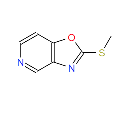 120208-25-5   2-(甲基硫烷基)-[1,3]噁唑并[4,5-C]吡啶