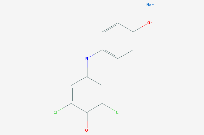 二氯靛酚钠试液 c(C12H6Cl2NNaO2·xH2O)=1 g/L,中国药典
