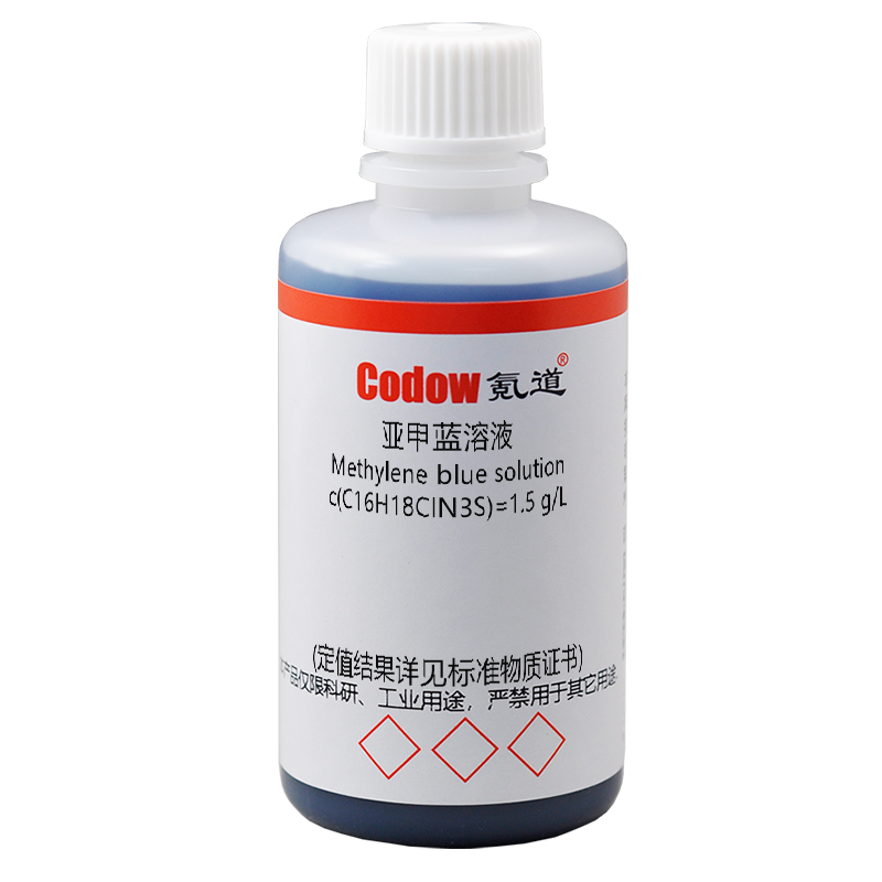 亚甲蓝溶液 c(C16H18ClN3S)=1.5 g/L
