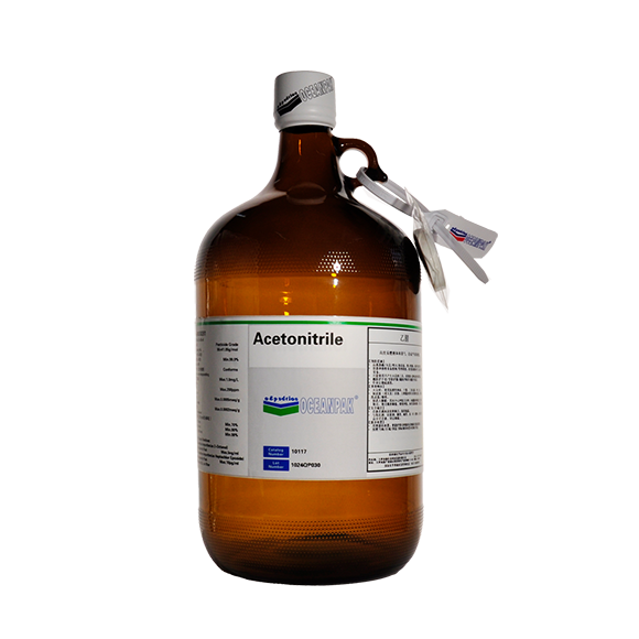 OCEANPAK/欧森巴克 乙腈 农残级溶剂 4L/瓶